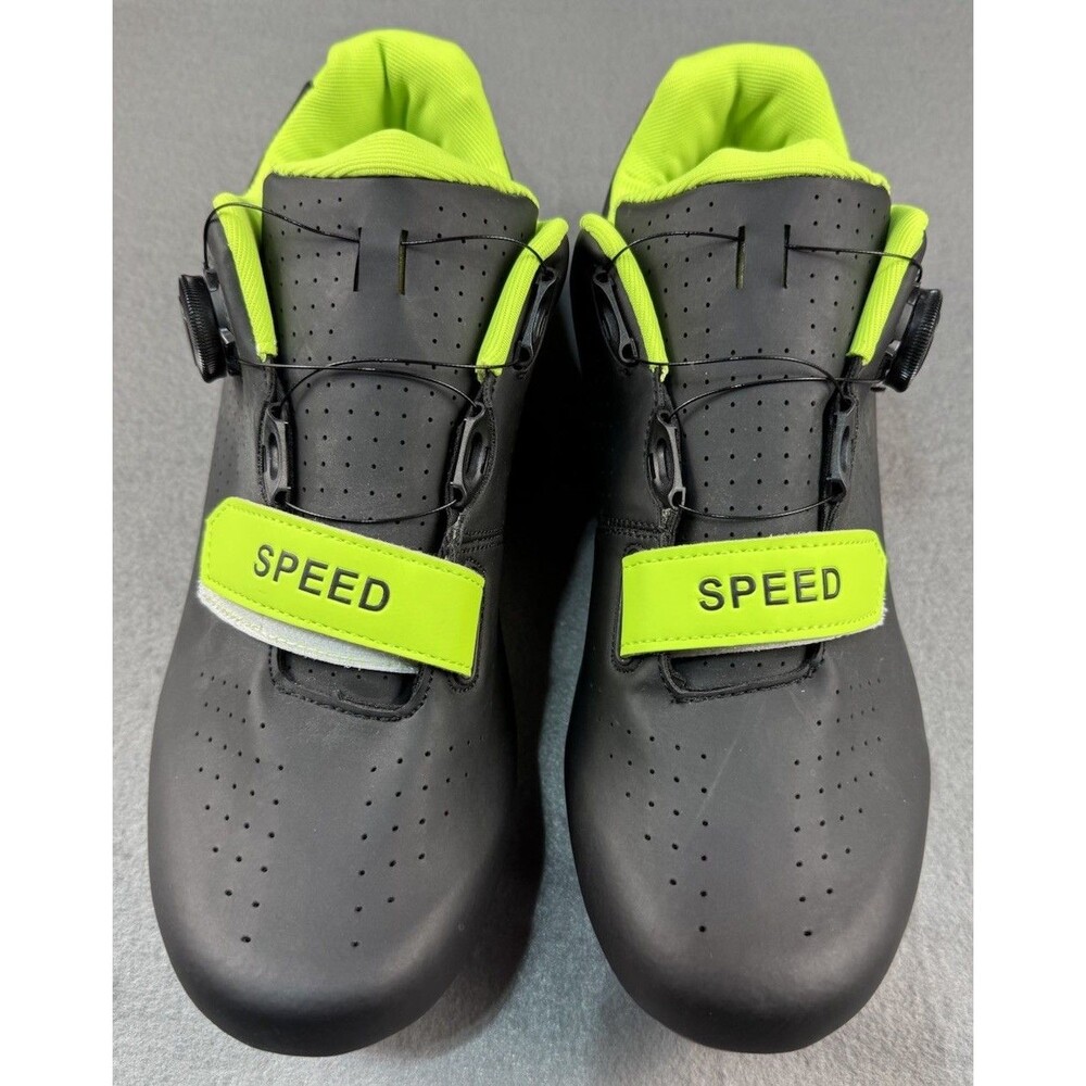 New SPEED Road Cycling Shoes Professional Bike Sneakers Peloton Cleats, Size 44